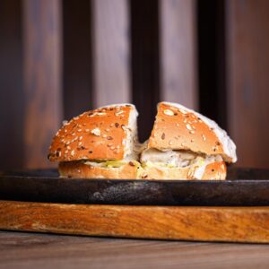 Mushroom Chicken burger